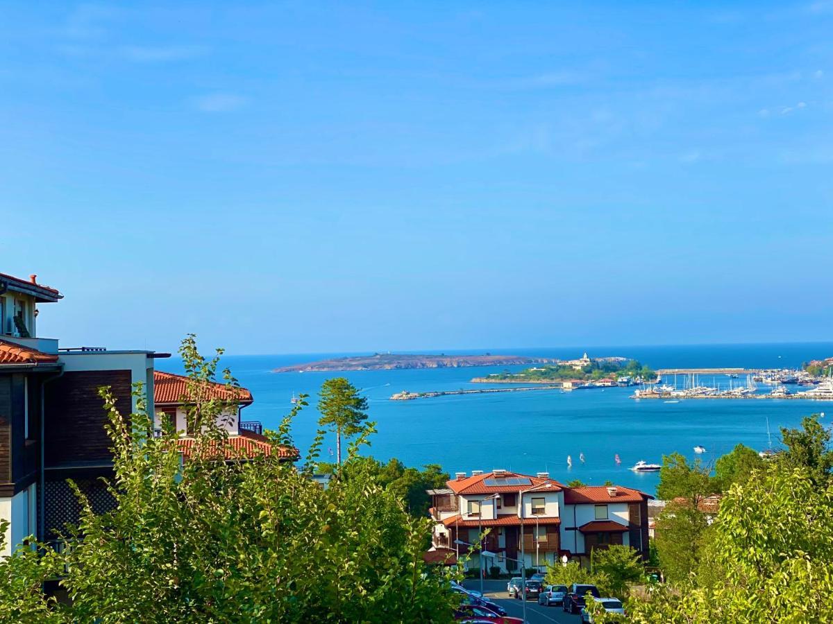 Aj Apartment 1 With Pool View, Santa Marina Holiday Village, Sozopol Exteriör bild
